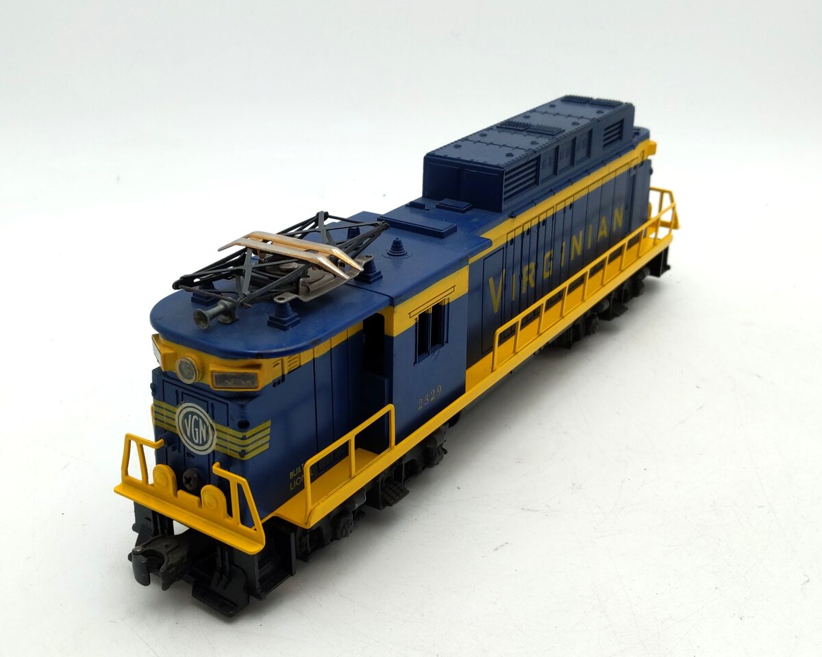 Lionel 2329 Vintage O Virginian Powered Electric Locomotive VG