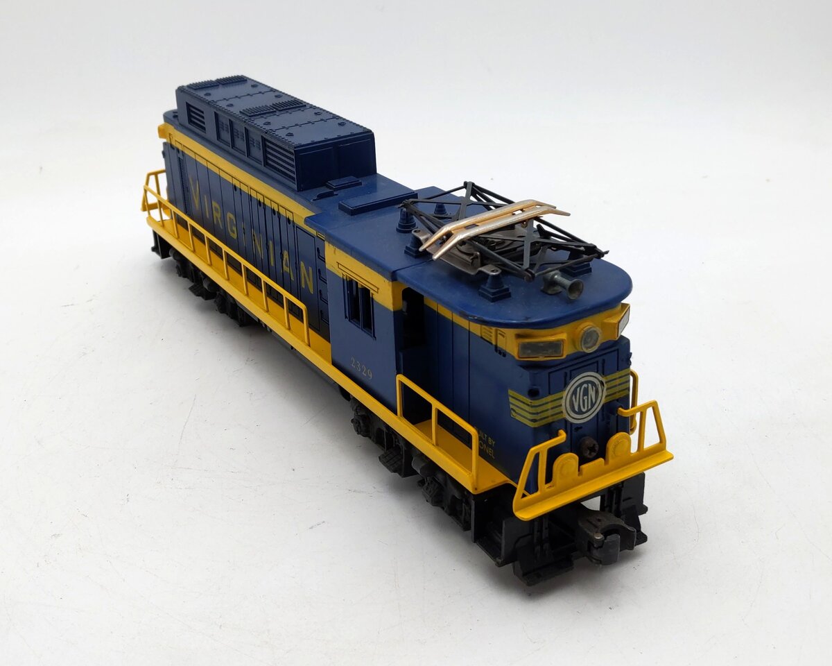 Lionel 2329 Vintage O Virginian Powered Electric Locomotive VG