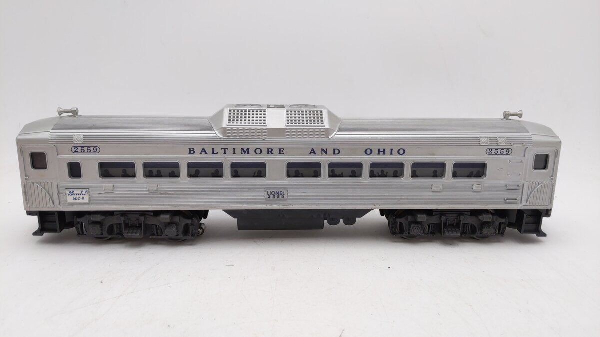 Lionel 2559 Vintage O Baltimore & Ohio RDC Non-Powered Passenger Car EX/Box