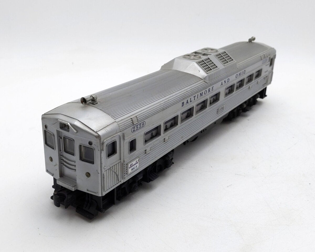 Lionel 2559 Vintage O Baltimore & Ohio RDC Non-Powered Passenger Car EX/Box