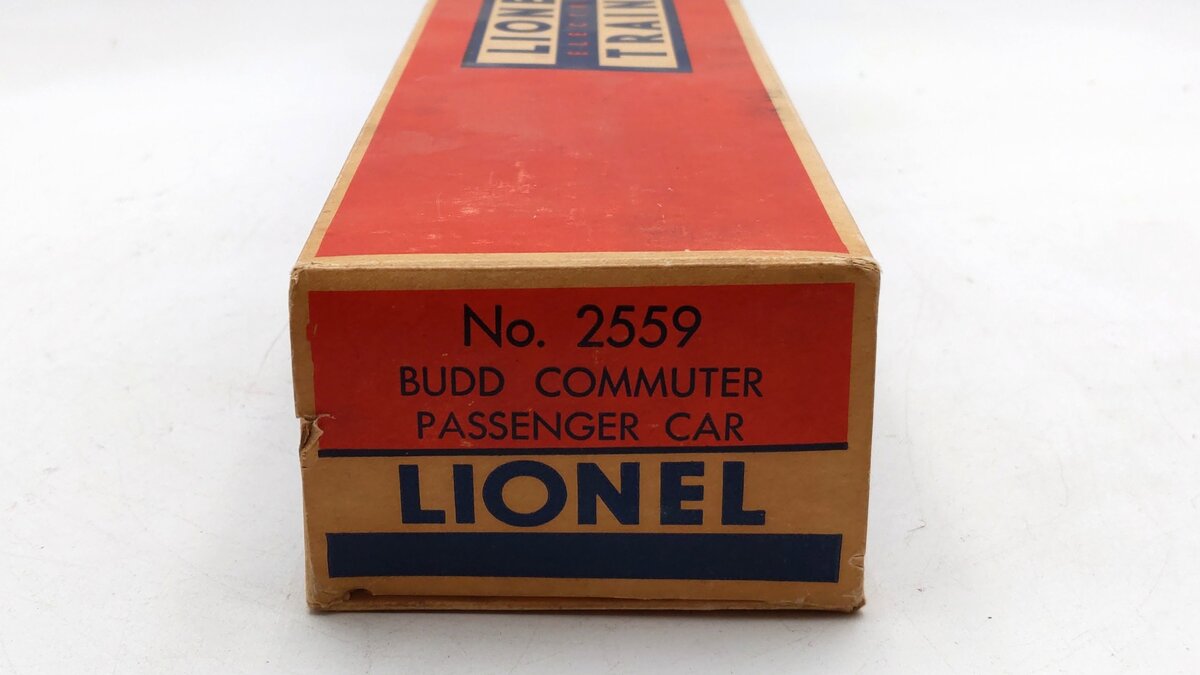 Lionel 2559 Vintage O Baltimore & Ohio RDC Non-Powered Passenger Car EX/Box