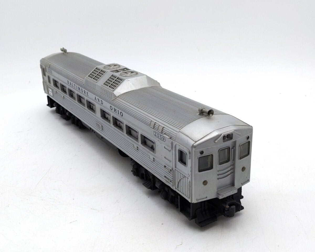 Lionel 2559 Vintage O Baltimore & Ohio RDC Non-Powered Passenger Car EX/Box