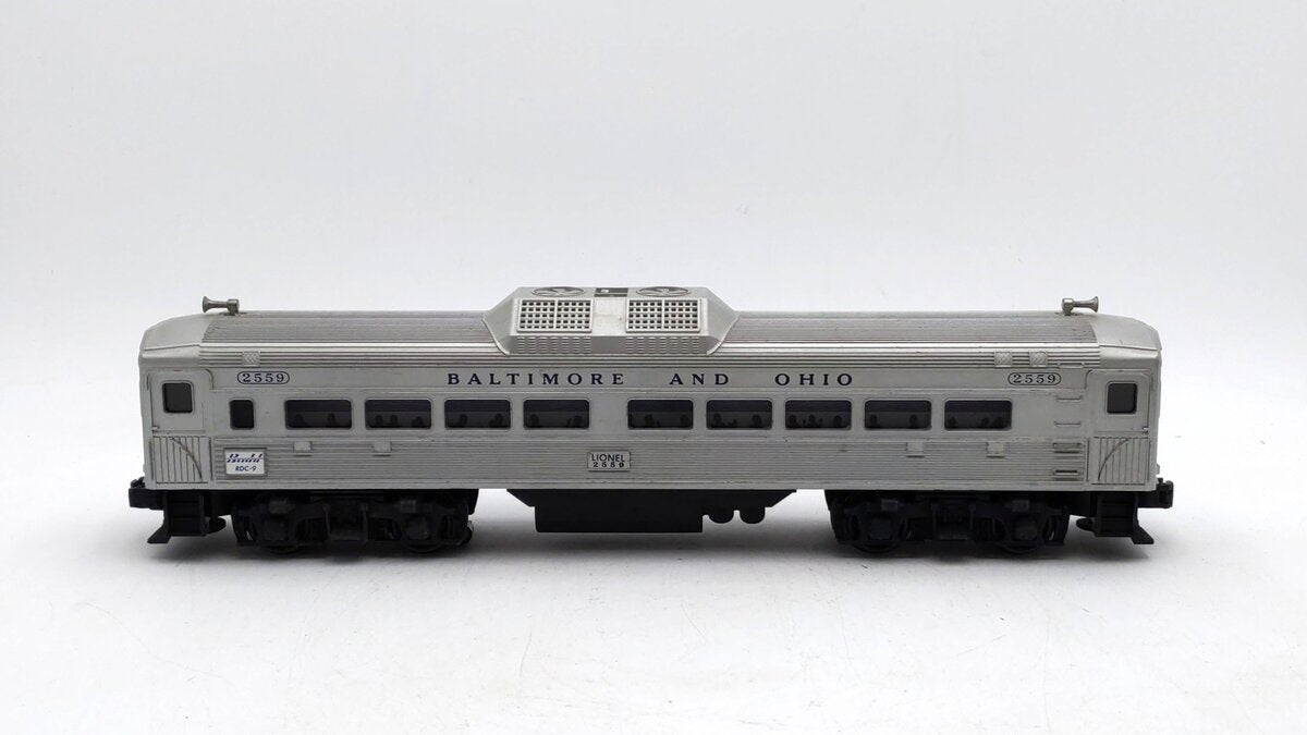 Lionel 2559 Vintage O Baltimore & Ohio RDC Non-Powered Passenger Car EX/Box