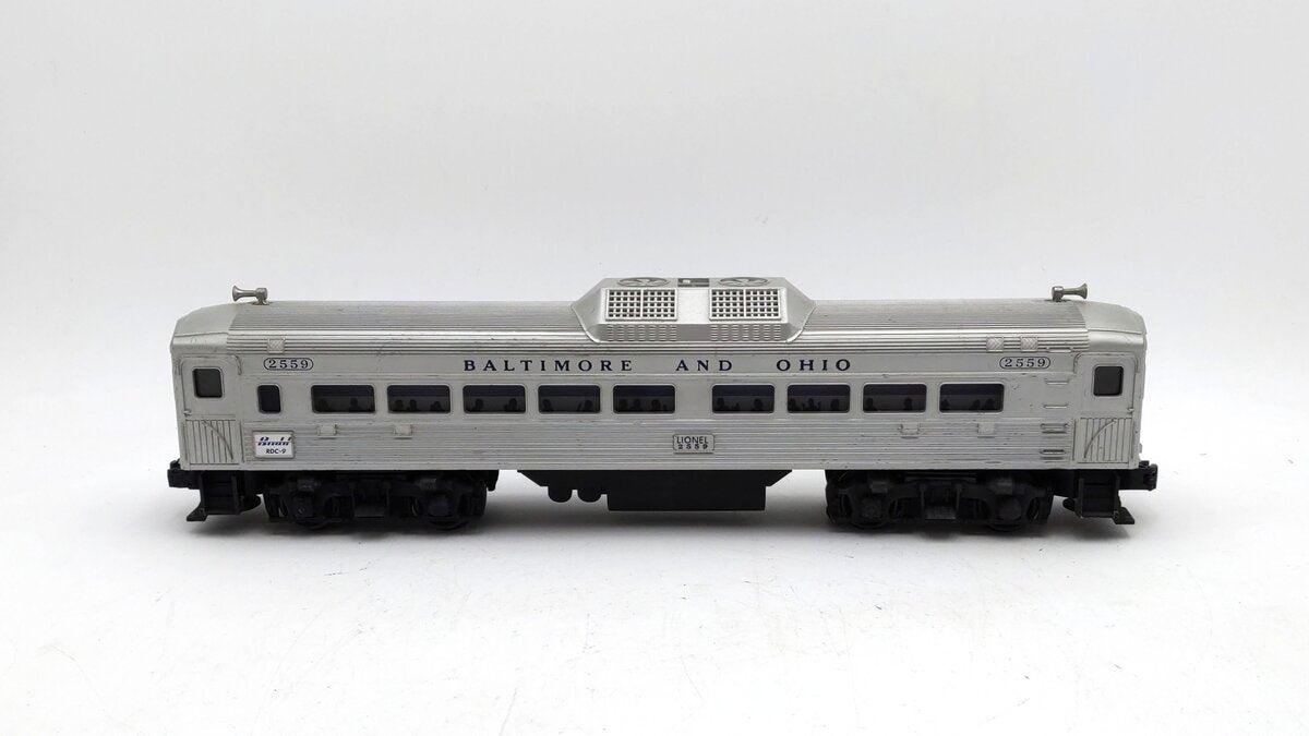 Lionel 2559 Vintage O Baltimore & Ohio RDC Non-Powered Passenger Car EX/Box
