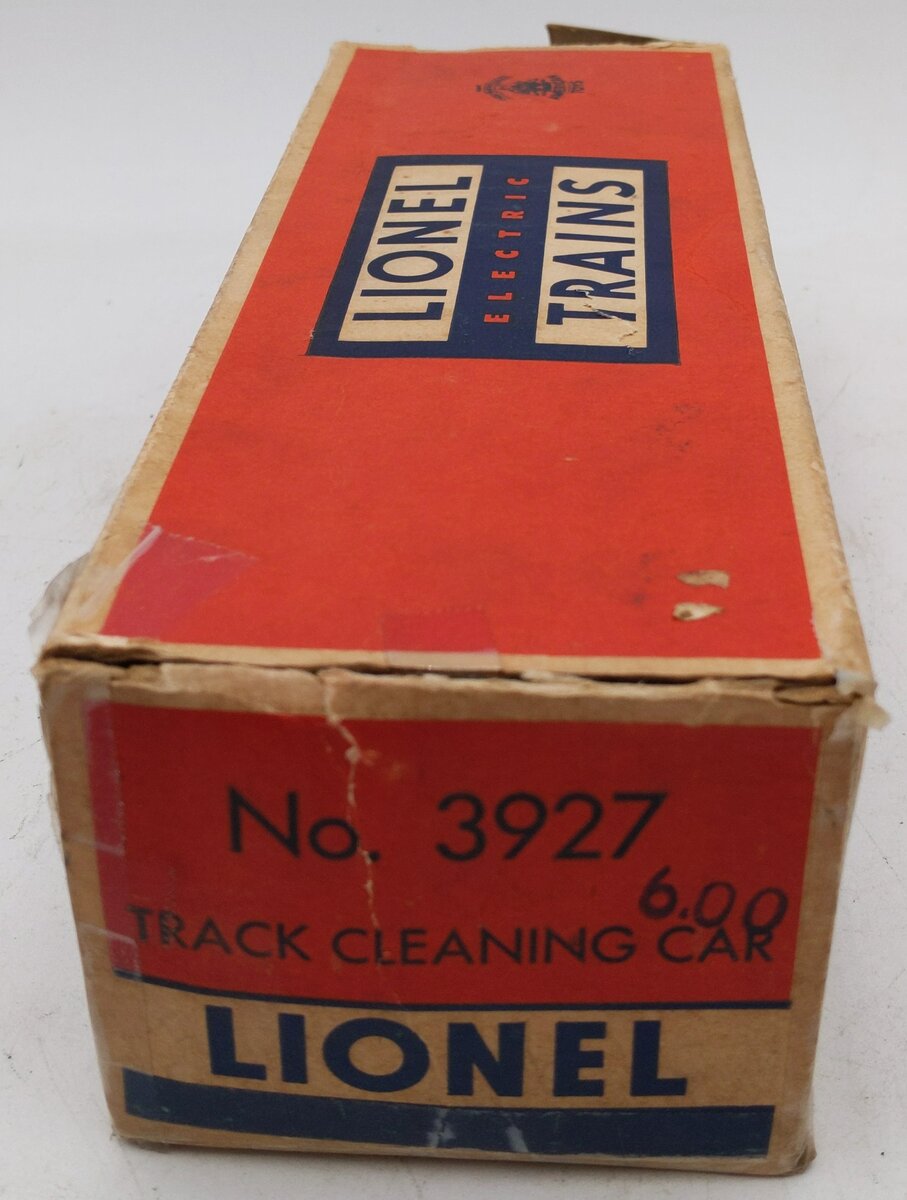 Lionel 3927 O Vintage Postwar Motorized Track Cleaner Car #3927 VG/Box