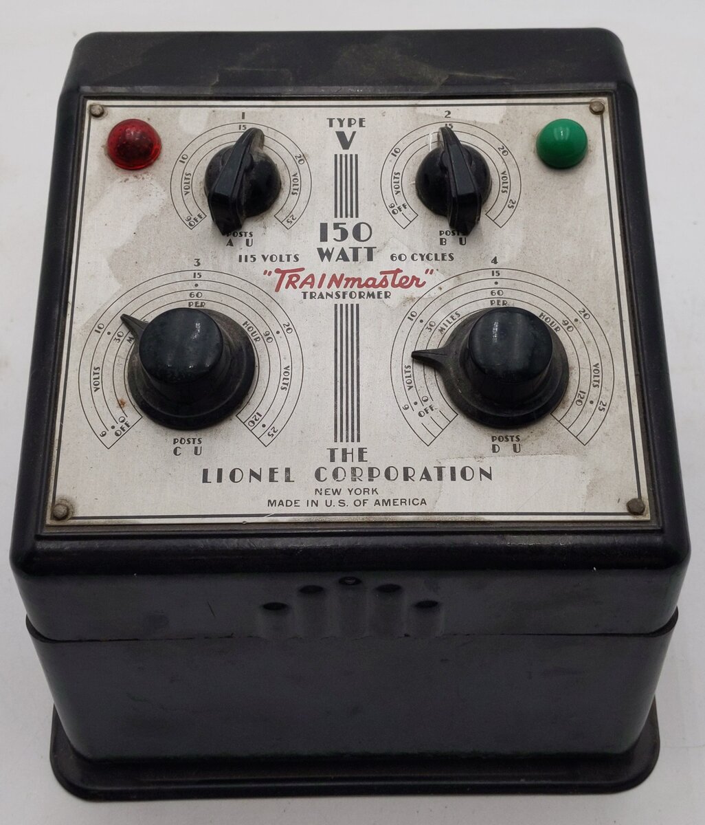 Lionel V 150 Watt Vintage O 4 Train Transformer VG