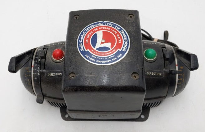Lionel ZW O Gauge Vintage Trainmaster 275 Watt Transformer with Whistle VG
