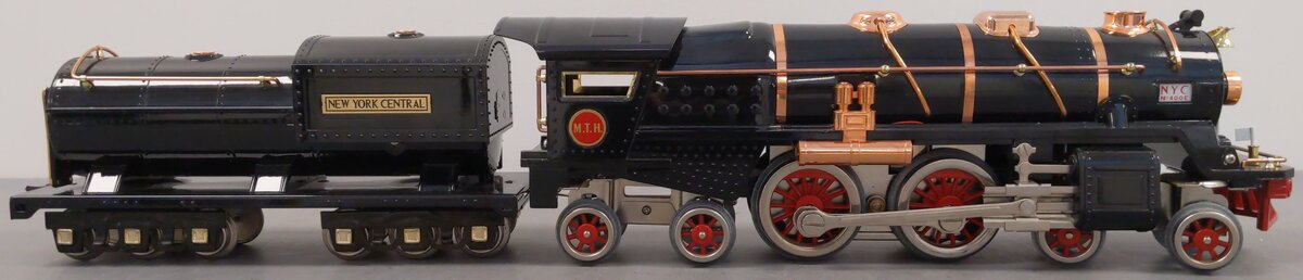 MTH 10-1060 Std Gauge NYC Tinplate 400E Steam Locomotive and Tender w/PS1 EX