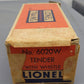 Lionel 2020 Vintage O 6-8-6 Steam Turbine Locomotive with 6020W Tender VG/Box