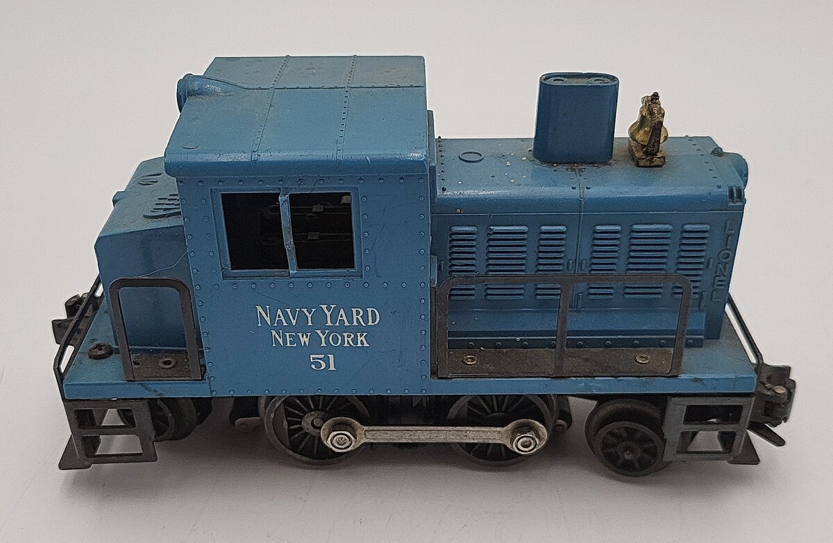 Lionel 51 Vintage O Navy Yard Turbine Powered Diesel Switcher VG