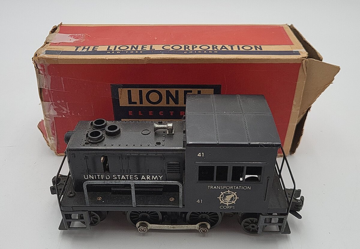 Lionel 41 Vintage O Gauge Postwar U.S Army Gas Turbine Powered Diesel Locomotive EX/Box