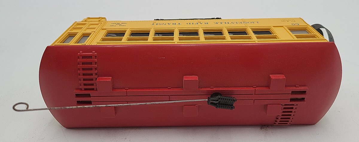 Lionel 60 Vintage O Lionelville Motorized Rapid Transit Trolley VG/Box