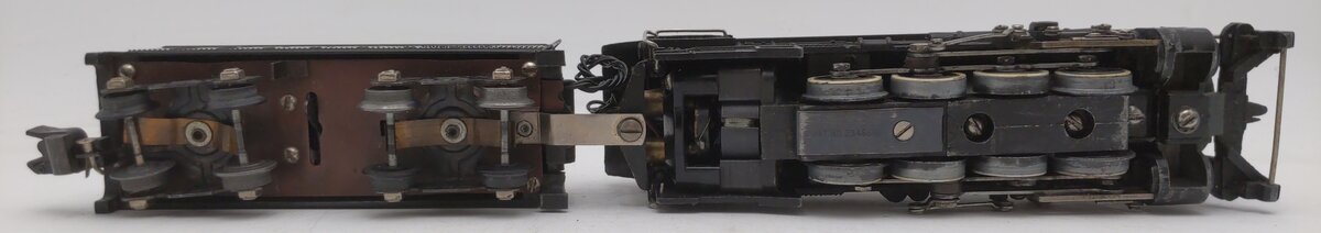 American Flyer 342AC Vintage S Nickel Plate Road 0-8-0 Switcher & Tender VG