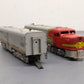 American Flyer 365 Vintage S Santa Fe Diesel Locomotive Set PA #360 & PB #364 VG