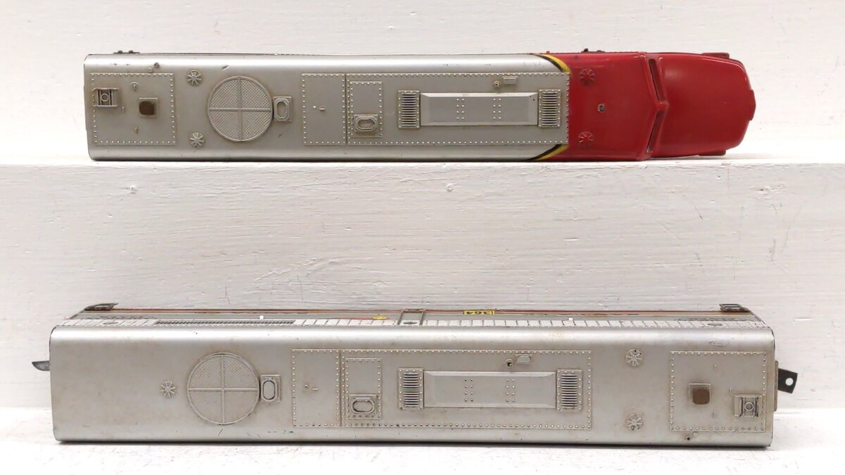 American Flyer 365 Vintage S Santa Fe Diesel Locomotive Set PA #360 & PB #364 VG