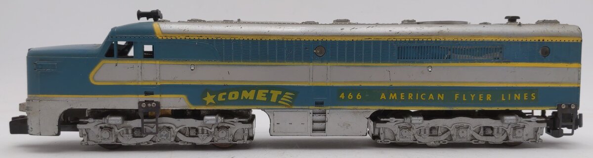 American Flyer 466 Vintage S B&O "Comet" PA-1 Powered Diesel Locomotive VG