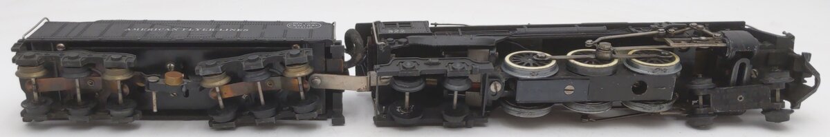 American Flyer 322 Vintage S NYC 4-6-4 Hudson Steam Locomotive & Tender VG