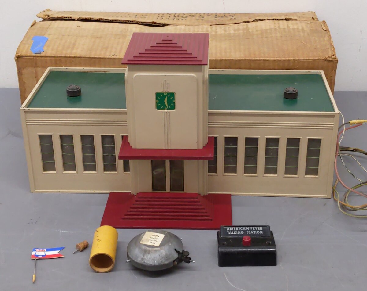 American Flyer 799 Vintage S Gauge Talking Station VG/Box