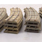 American Flyer 727 Vintage S Curved Rubber Roadbed Sections w/ Track (24)