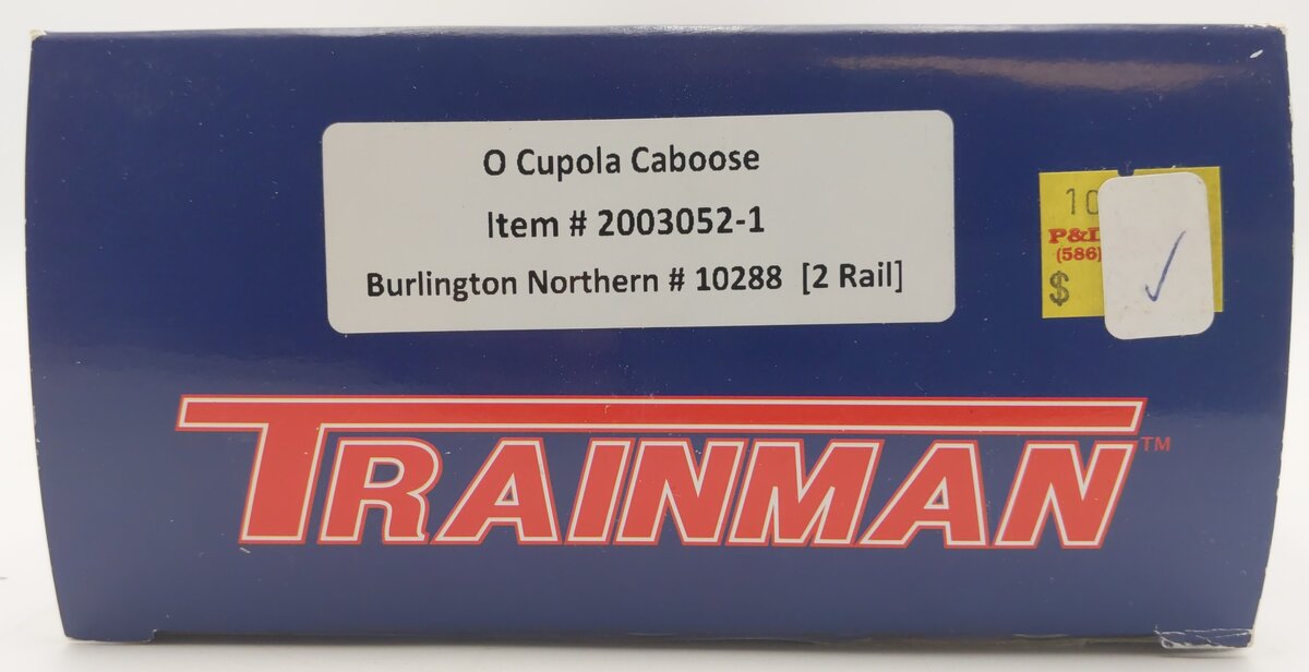 Atlas 2003052-1 O Burlington Northern Cupola Caboose #10288 (2-Rail)