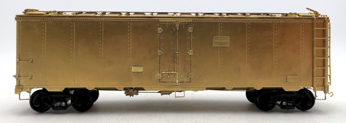 Precision Scale Company 15517 O BRASS 40' Steel Sided Ice Reefer -2 Rail EX/Box