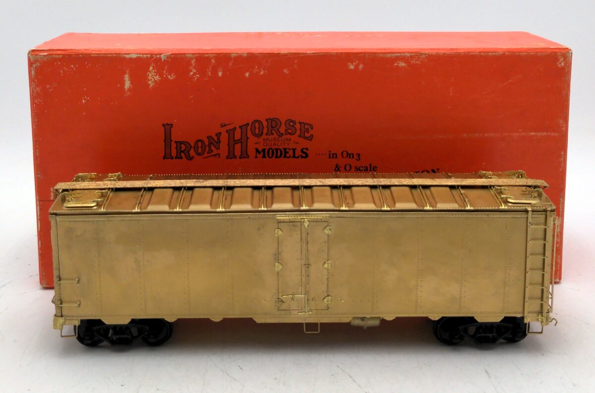 Precision Scale Company 15517 O BRASS 40' Steel Sided Ice Reefer -2 Rail EX/Box