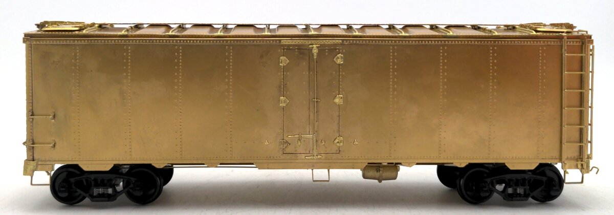 Precision Scale Company 15517 O BRASS 40' Steel Sided Ice Reefer -2 Rail EX/Box