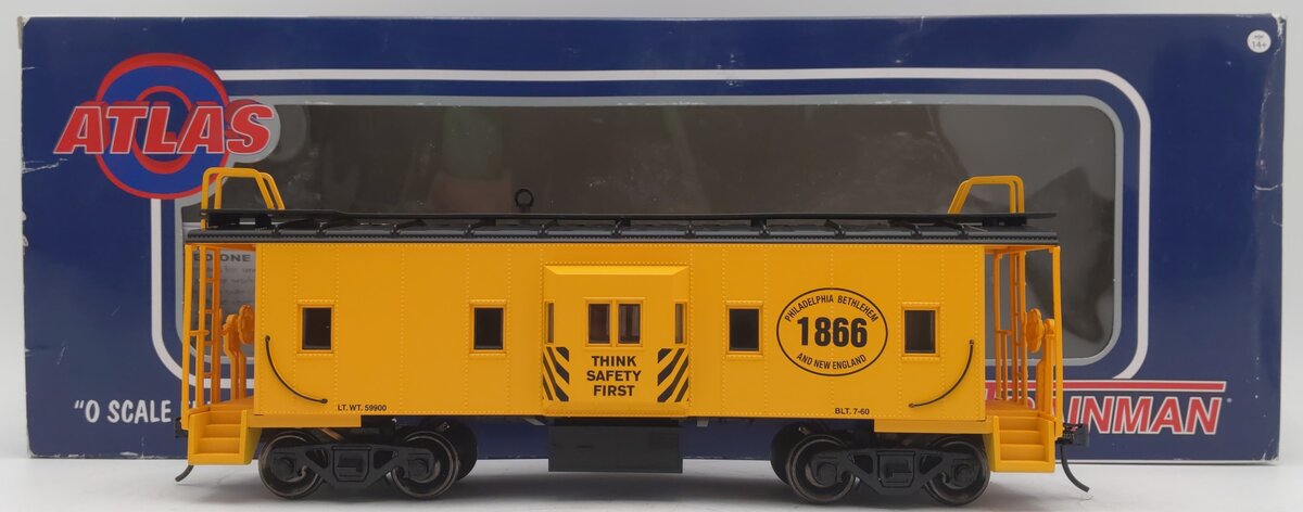 Atlas 2001735 O Scale PBNE Bay Window Caboose (2-Rail)