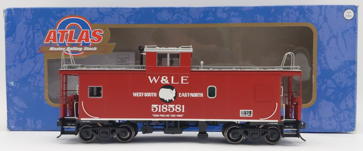 Atlas 3004608 O Wheeling & Lake Erie Extended Cupola Caboose #518581 -2 Rail