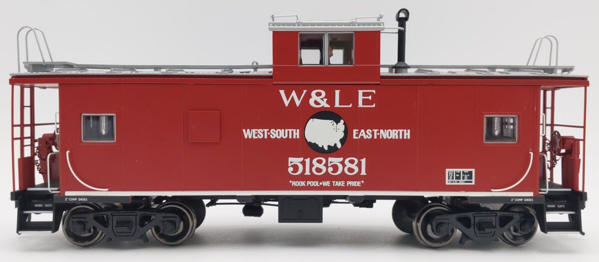 Atlas 3004608 O Wheeling & Lake Erie Extended Cupola Caboose #518581 -2 Rail