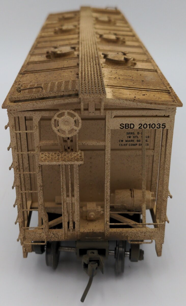 Atlas 7357-2 O CSX Airslide Covered Hopper #201035 (2 Rail) - Custom Weathered/Box