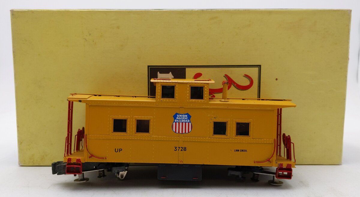 3rd Rail 3728 O Gauge Brass Union Pacific USRA Steel Caboose #3728 VG/Box