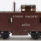 Sunset Models 2667 O Scale BRASS Union Pacific CA-1 Wood Caboose (Red) 2-Rail EX/Box