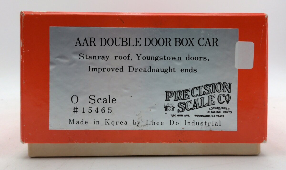 Precision Scale Company 15465 O BRASS Pennsylvania AAR DD Boxcar (2-Rail) EX/Box