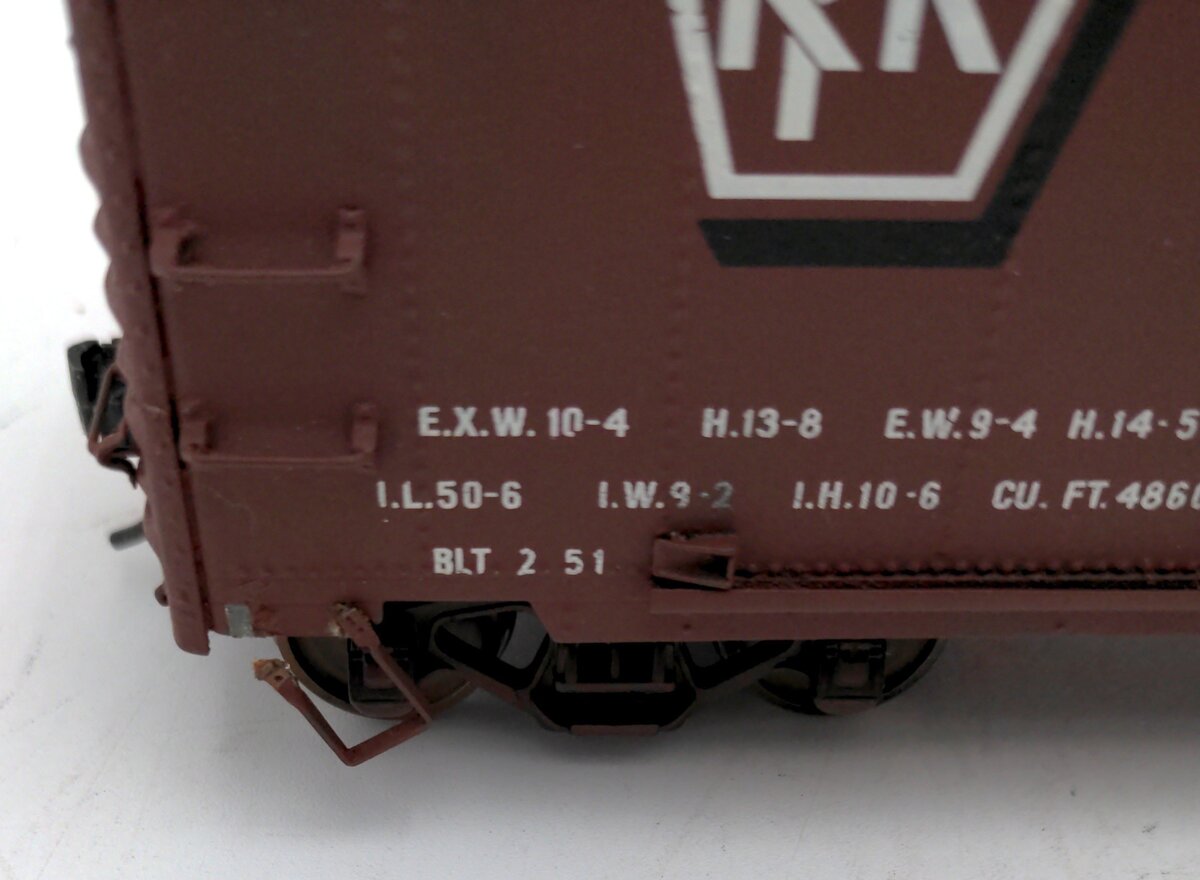 Precision Scale Company 15465 O BRASS Pennsylvania AAR DD Boxcar (2-Rail) EX/Box