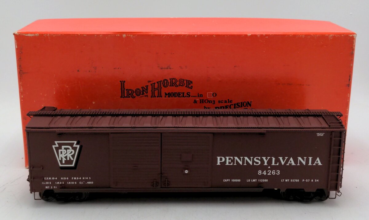 Precision Scale Company 15465 O BRASS Pennsylvania AAR DD Boxcar (2-Rail) EX/Box