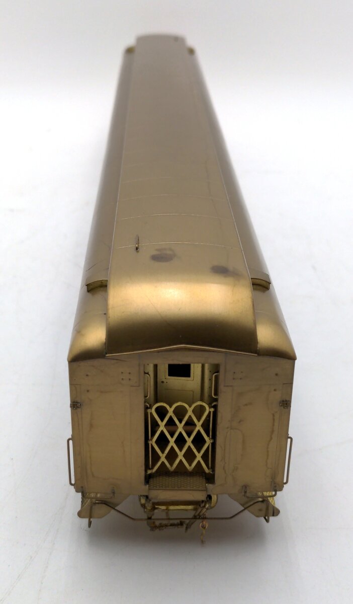 The Car Works O 2-Rail BRASS New York Central 70' Commuter Club Car -Unpainted EX/Box