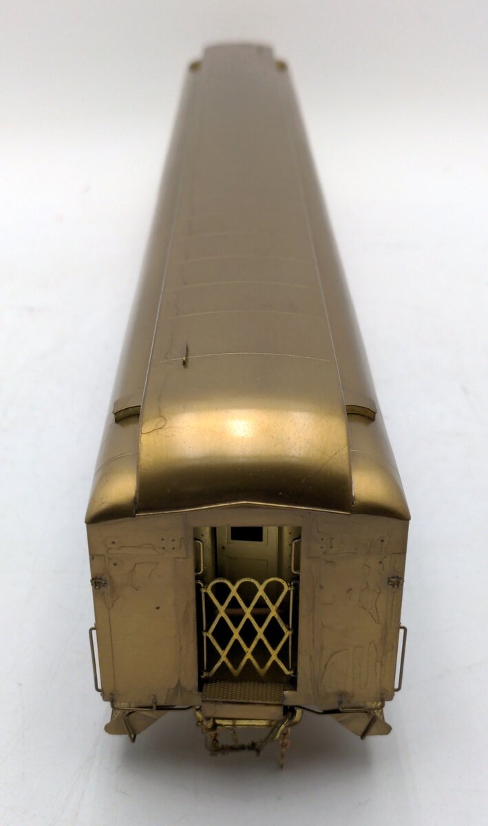 The Car Works O 2-Rail BRASS New York Central 70' Commuter Club Car -Unpainted EX/Box