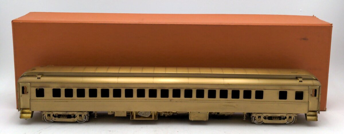 The Car Works O 2-Rail BRASS New York Central 70' Commuter Club Car -Unpainted EX/Box