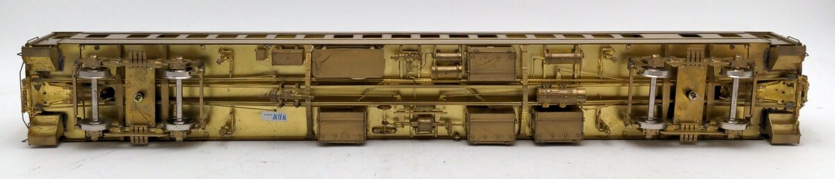 The Car Works O 2-Rail BRASS New York Central 70' Commuter Club Car -Unpainted EX/Box