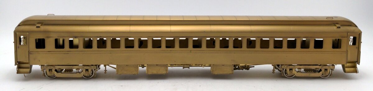 The Car Works O 2-Rail BRASS New York Central 70' Commuter Club Car -Unpainted EX/Box