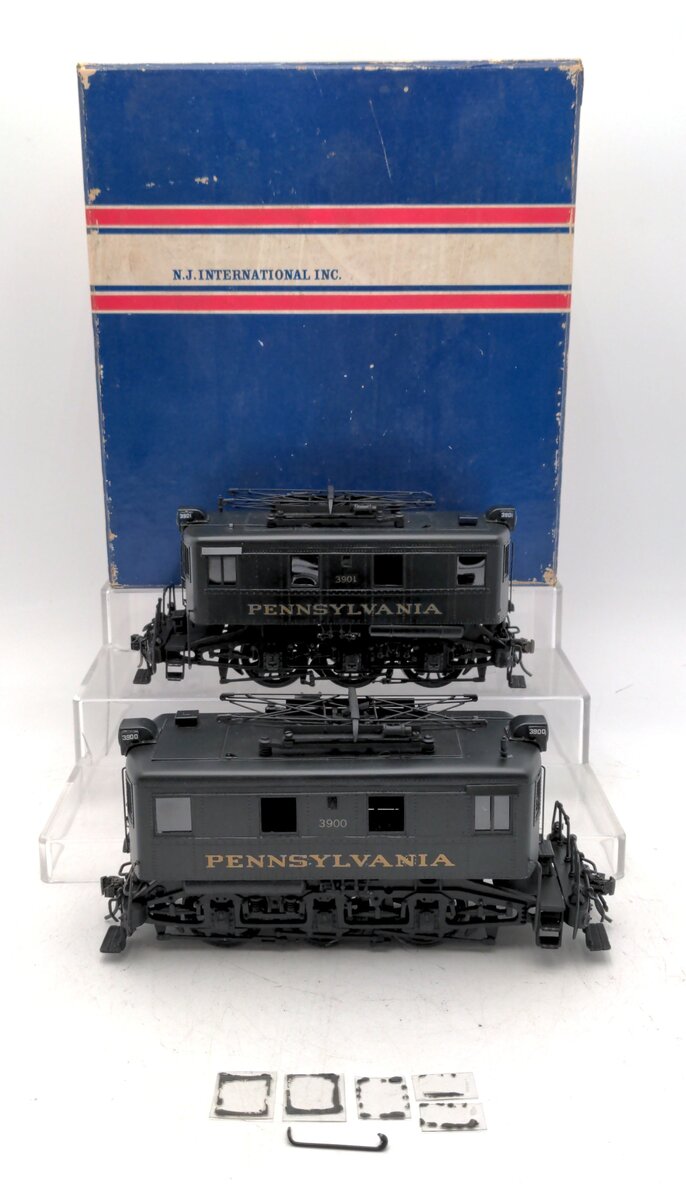 NJ Custom Brass EL-330-0 O BRASS PRR B-1 Electric Engine Set -Factory Painted EX/Box