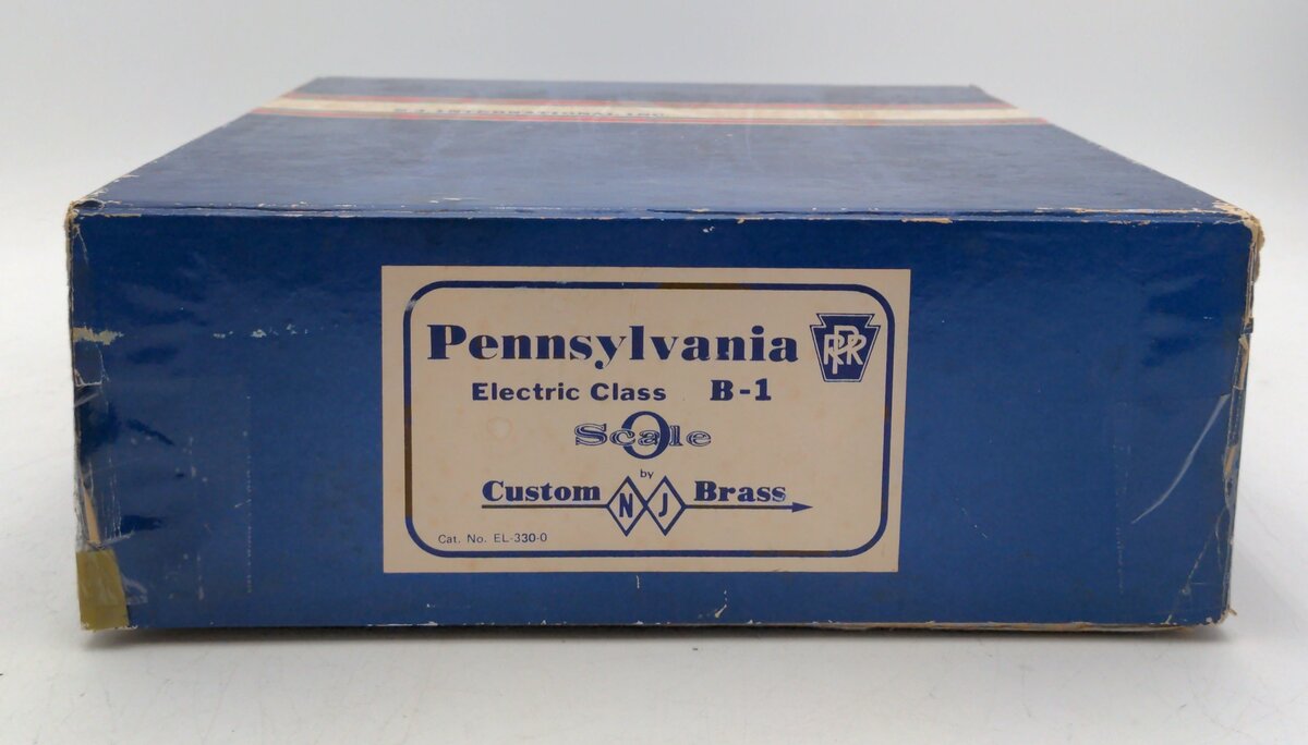 NJ Custom Brass EL-330-0 O BRASS PRR B-1 Electric Engine Set -Factory Painted EX/Box