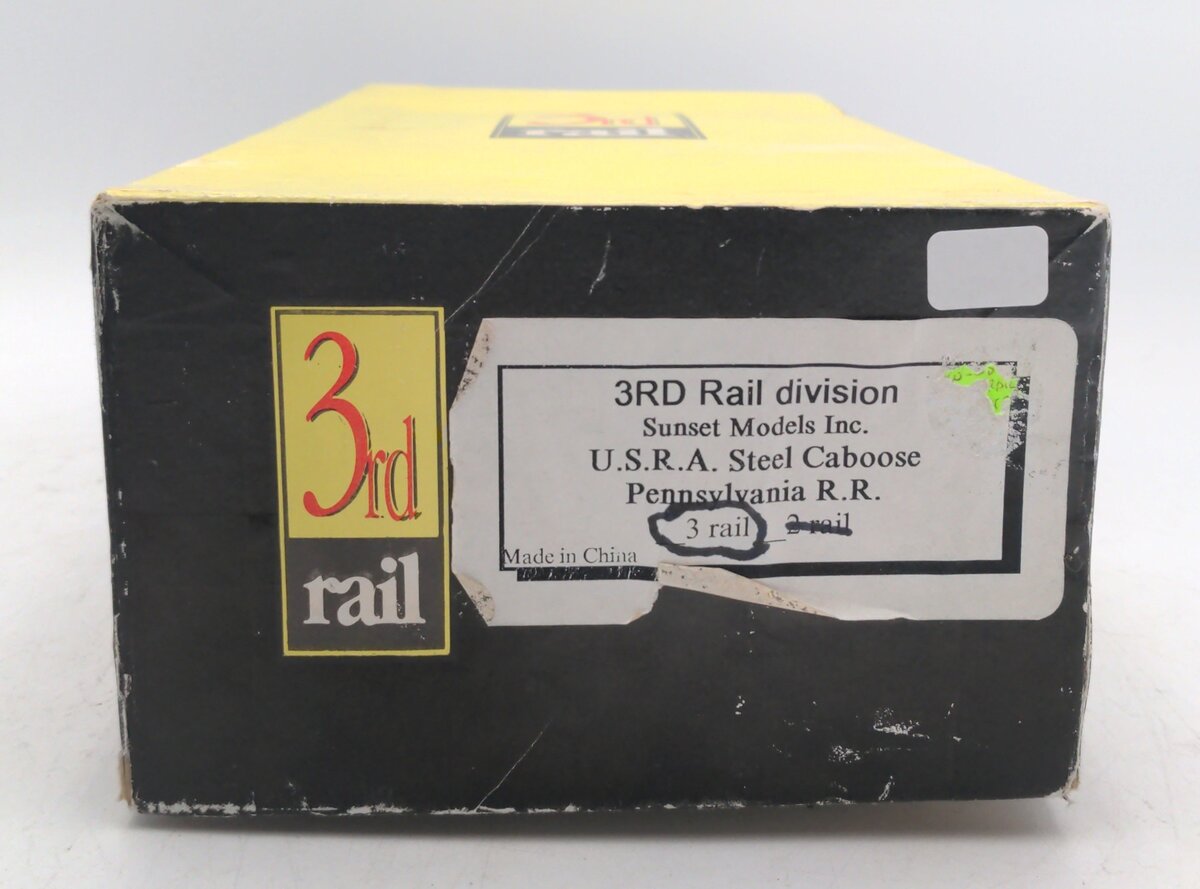 3rd Rail O Gauge BRASS Pennsylvania RR USRA Steel Caboose VG/Box
