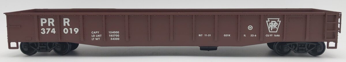 Petersen OG-103 O Gauge Pensylvania Railroad Gondola #374019 [2-Rail] EX/Box