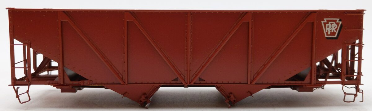 Precision Scale Company 15543 O 2-Rail Brass PRR 55 Ton Twin-Bay Hopper- Painted/Box