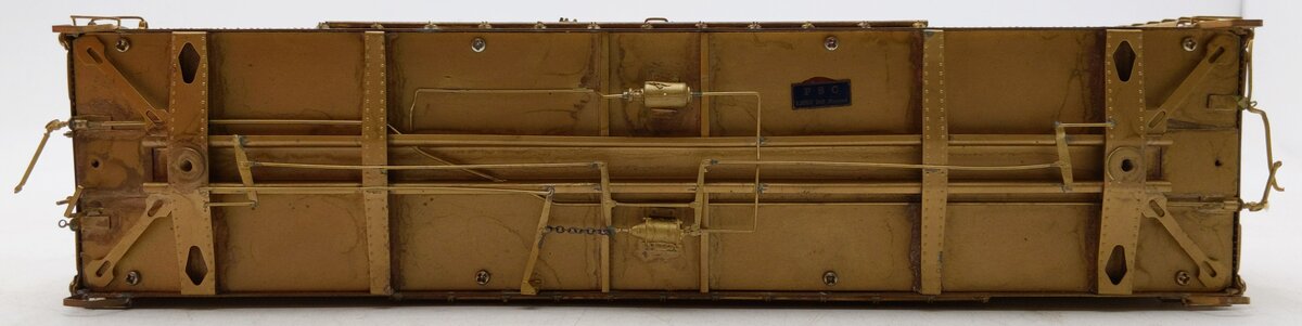 Precision Scale Co. 15451 O BRASS Pennsylvania X-28 Boxcar -2 Rail- Unpainted VG/Box