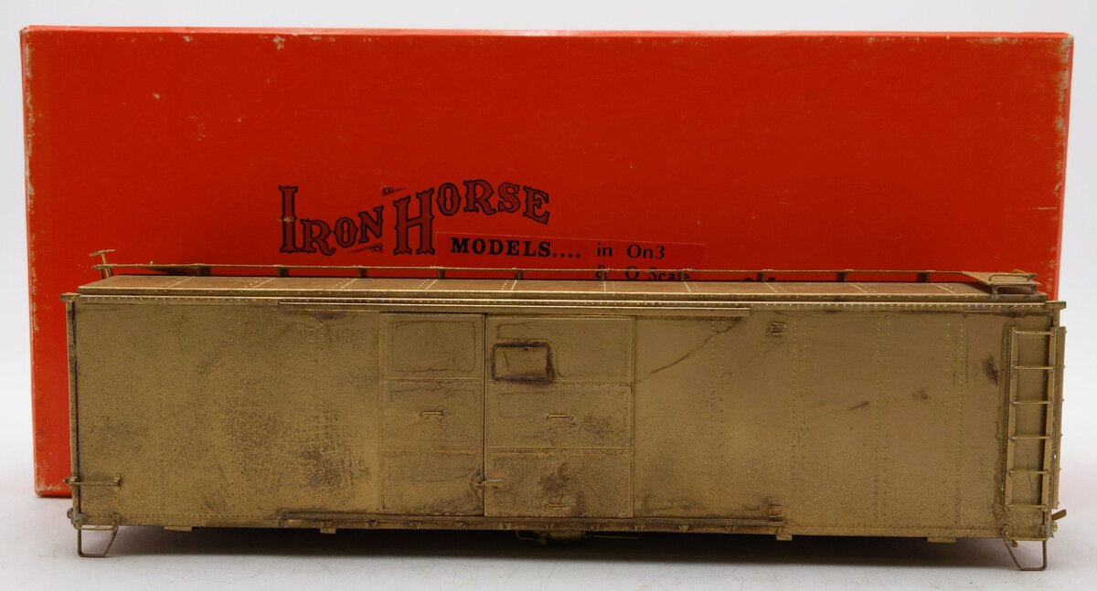 Precision Scale Co. 15451 O BRASS Pennsylvania X-28 Boxcar -2 Rail- Unpainted VG/Box