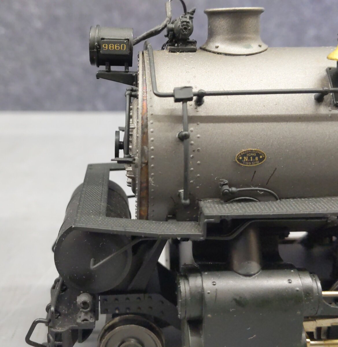 Sunshine Models 9860 O BRASS Pennsylvania N-1 2-10-2 Steam Loco & Tender- 2 Rail EX