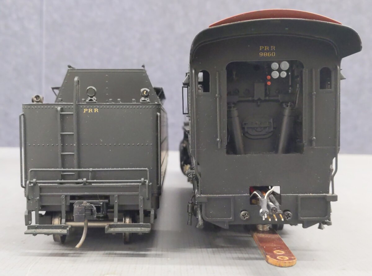 Sunshine Models 9860 O BRASS Pennsylvania N-1 2-10-2 Steam Loco & Tender- 2 Rail EX